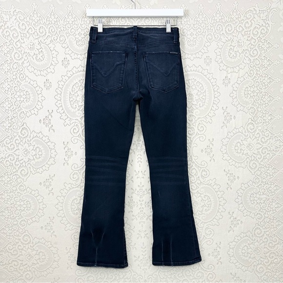 Hudson Brix High Rise Cropped Boot Dark Wash - Picture 1 of 9